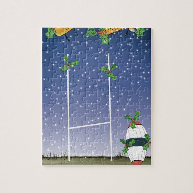 rugby xmas jigsaw puzzle (Vertical)