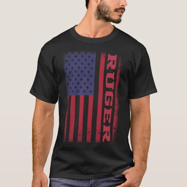 RUGER American Flag T-Shirt (Front)