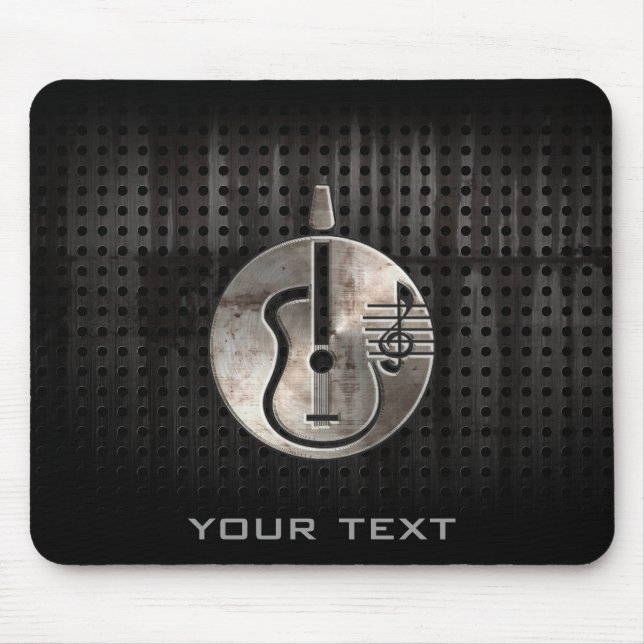 Rugged Acoustic Guitar Mouse Pad (Front)