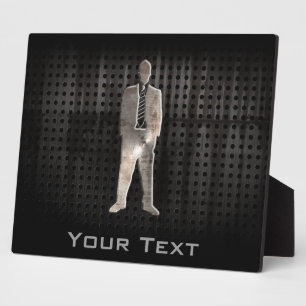 Rugged Business Suit Plaque