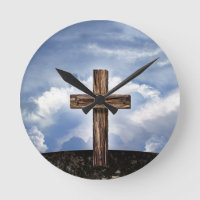 Rugged Cross with Sky
