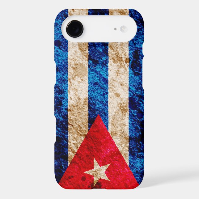 Rugged Cuban Flag Case-Mate iPhone Case (Back)