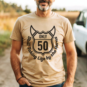 Rugged Custom Milestone Birthday Emblem T-Shirt