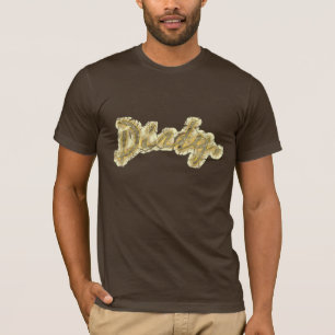 Rugged Earthy Brown Mud Splatter Texture T-Shirt