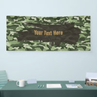 Rugged Green Camouflage Long