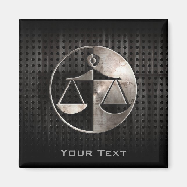 Rugged Justice Scales Magnet (Front)