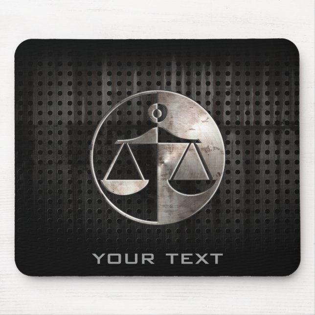 Rugged Justice Scales Mouse Pad (Front)
