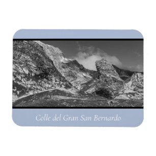 Rugged Landscape Gran San Bernardo Magnet