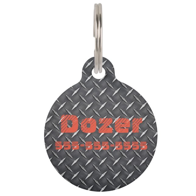 Rugged Looking Dog Tag (Front)