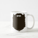 Rugged manly beard coffee mug<br><div class="desc">Rugged manly beard mug</div>