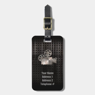 Rugged Movie Camera Luggage Tag