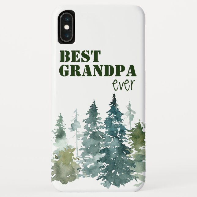 Rugged Outdoors Best Grandpa Ever Case-Mate iPhone Case (Back)