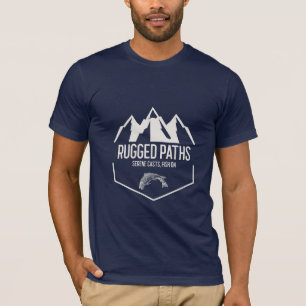 Rugged Paths Serene Casts Hike to Fish T-Shirt