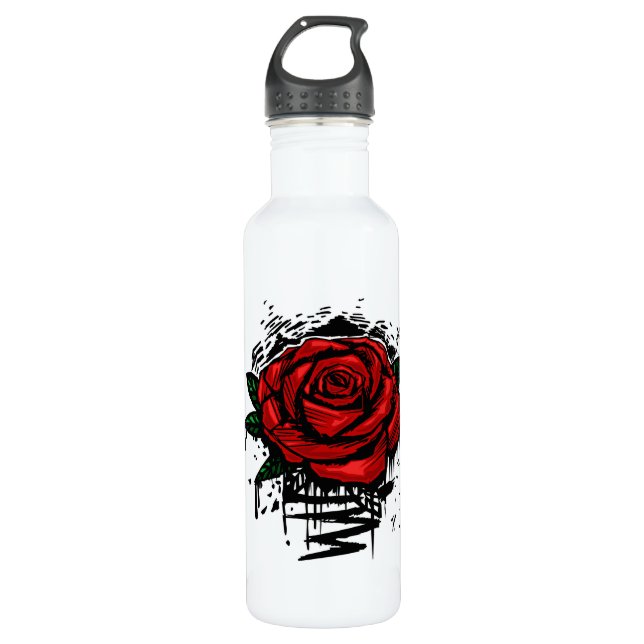 Rugged Rose 710 Ml Water Bottle (Front)