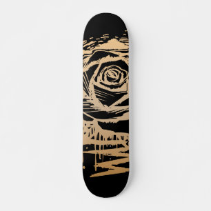 Rugged Rose Gold Drip Graffiti Street Art Urban Skateboard