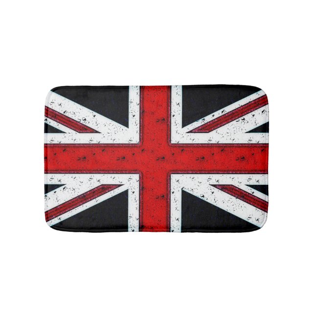 Rugged Union Jack Bath Mat (Front)