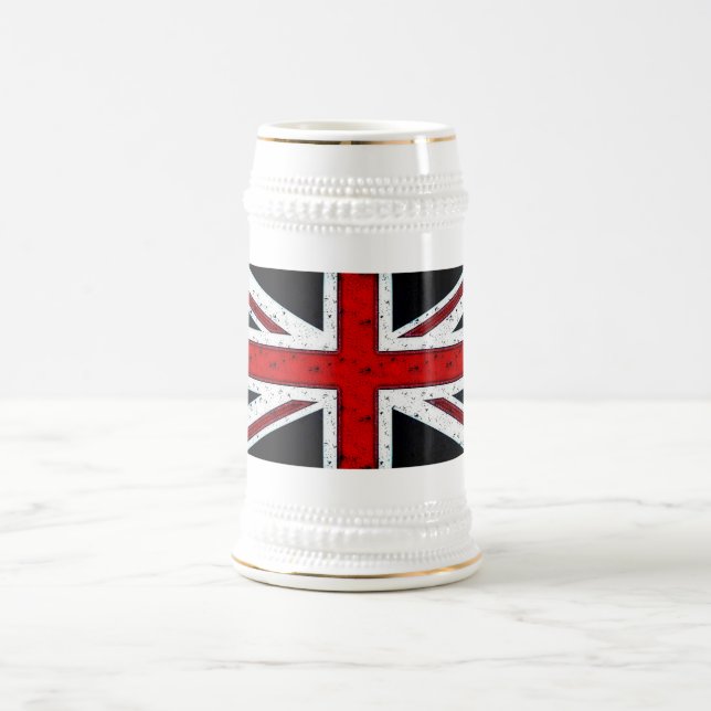 Rugged Union Jack Beer Stein (Center)