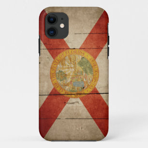 Rugged Wood Florida Flag Case-Mate iPhone Case