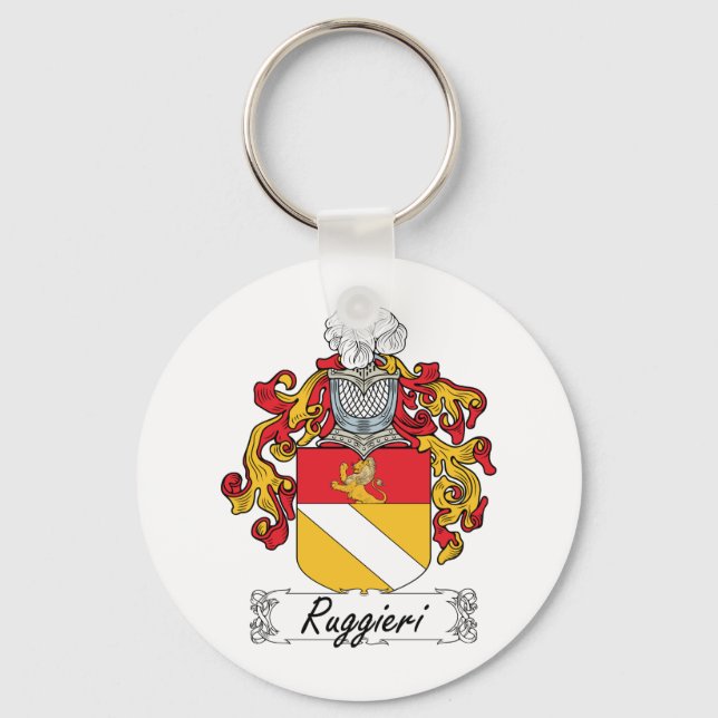 Ruggieri Family Crest Key Ring (Front)