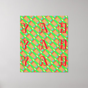 Rugs and Rags abstract pure art supreme Canvas Print