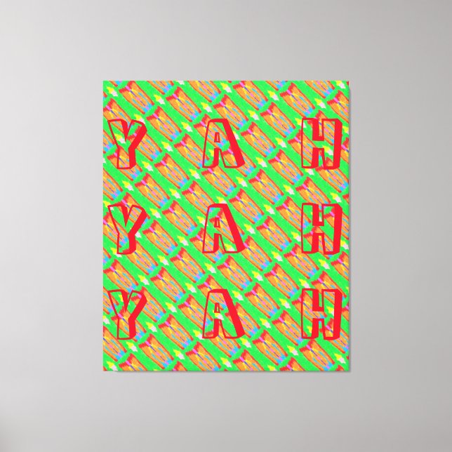 Rugs and Rags abstract pure art supreme            Canvas Print (Front)