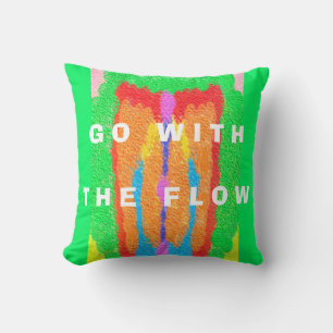 Rugs and Rags abstract pure art supreme Cushion