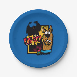 Ruh-Roh Scooby-Doo and a Ghost Paper Plate