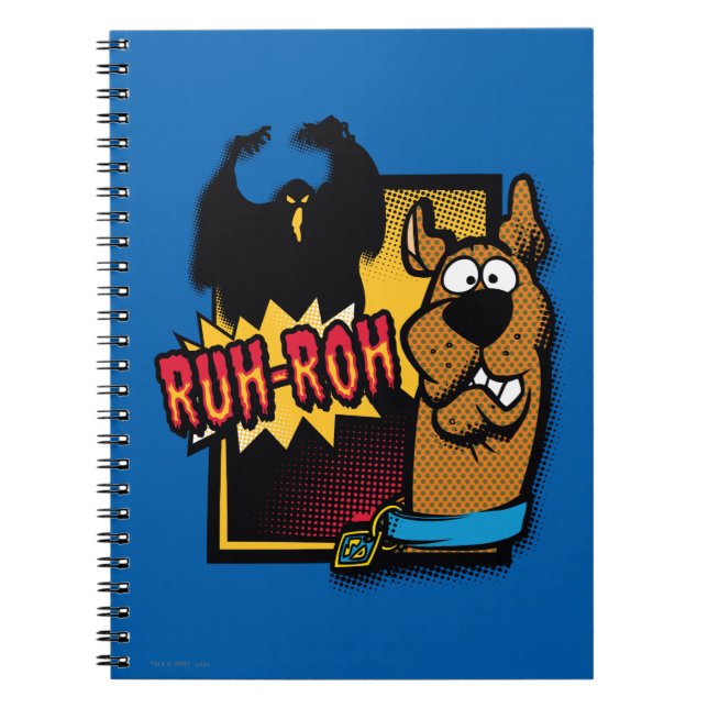 Ruh-Roh Scooby-Doo and a Ghost Spiral Notebook (Front)