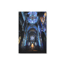 Ruined Cathedral Stained Glass Projection Glow