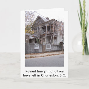 ruined finery, Ruined finery, that all we have ... Thank You Card