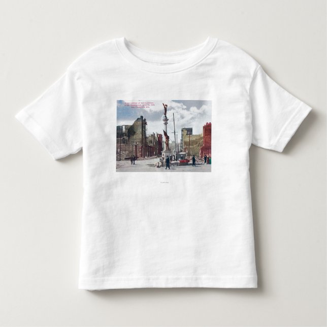 Ruins Along Mason Street, Union Square Statute Toddler T-Shirt (Front)