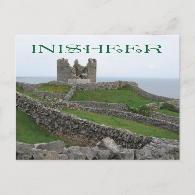 Ruins at Inisheer, Ireland Postcard (Front)