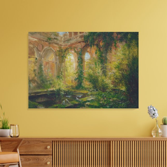 Ruins – Cour des comptes Ballroom Canvas Print (Insitu(LivingRoom))