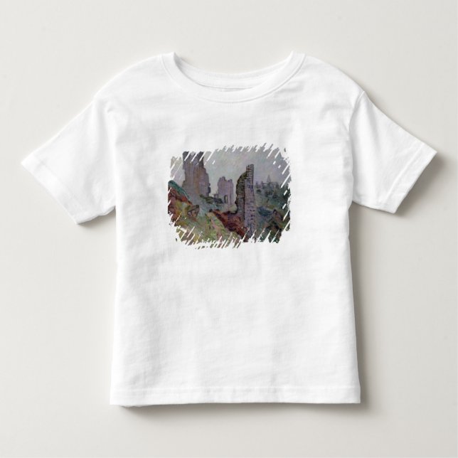 Ruins in the Fog at Crozant, 1894 (oil on canvas) Toddler T-Shirt (Front)