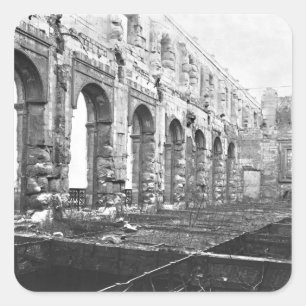 Ruins of the Cour des Comptes Square Sticker