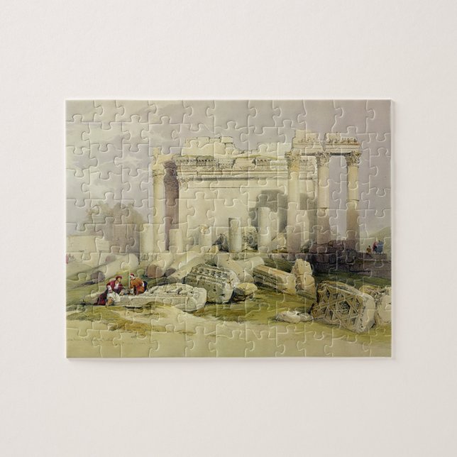 Ruins of the Eastern Portico of the Temple of Baal Jigsaw Puzzle (Horizontal)