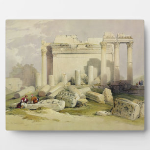 Ruins of the Eastern Portico of the Temple of Baal Plaque