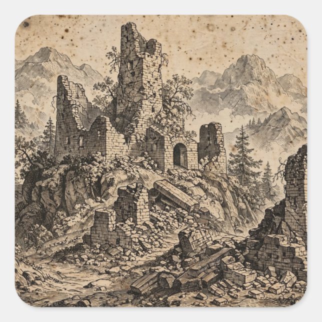 Ruins of the Fallen Keep Sticker (Front)