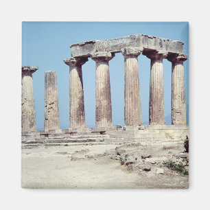 Ruins of the Temple of Apollo, c.550 BC Magnet