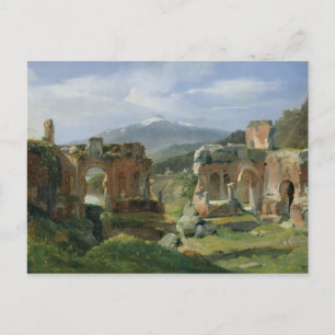 Ruins of the Theatre at Taormina Postcard