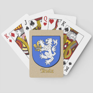 Ruiz Heraldic Shield Playing Cards