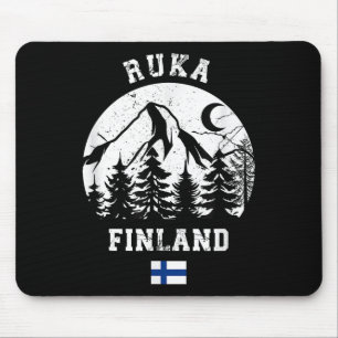 Ruka Kuusamo Finland Ski Resort Rukatunturi Alpine Mouse Pad