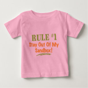 Rule #1 Stay Out Of My Sandbox! Baby T-Shirt