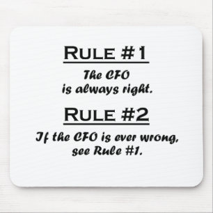 Rule CFO Mouse Pad