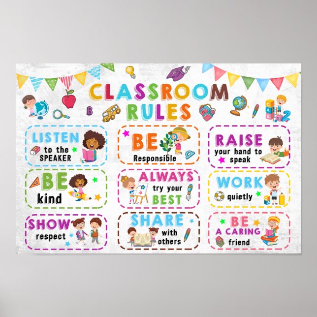 Rule Classroom Poster (Front)