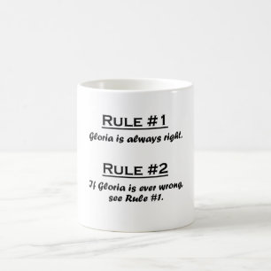 Rule Gloria Coffee Mug