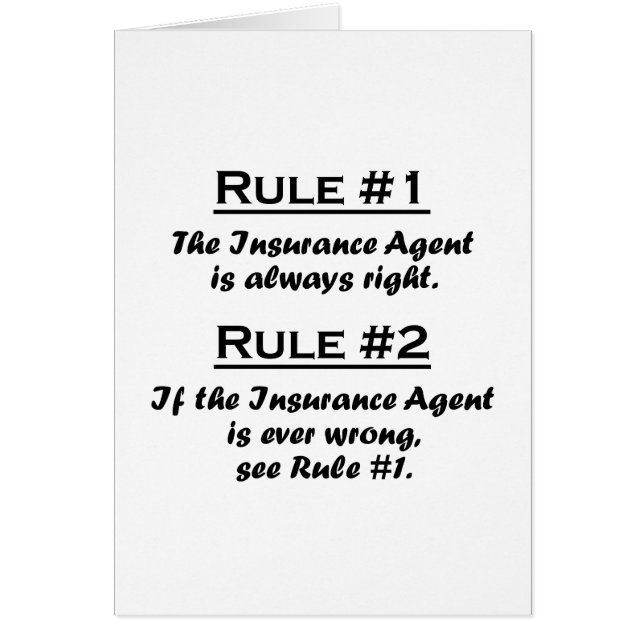 Rule Insurance Agent (Front)