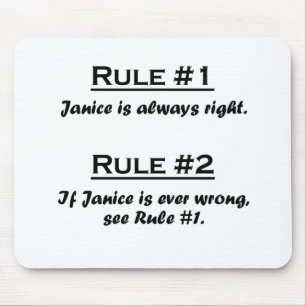 Rule Janice Mouse Pad