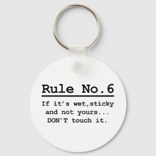 Rule No. 6 Key Ring