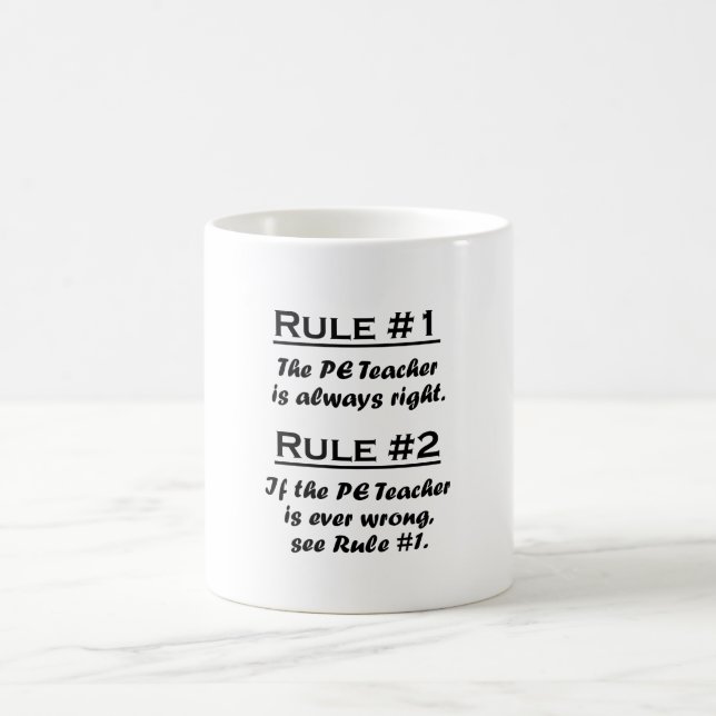 Rule PE Teacher Coffee Mug (Center)